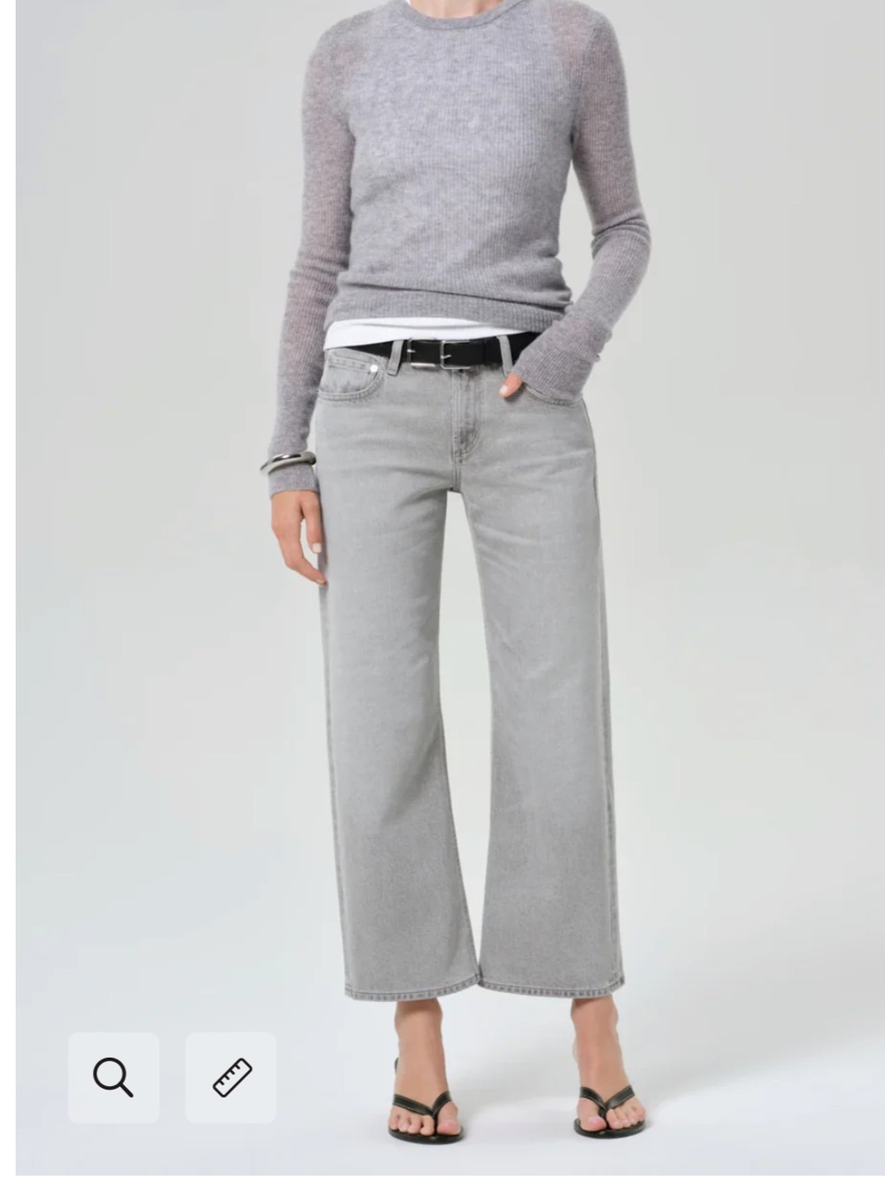Citizens Of Humanity Faye Vintage Light Gray Jeans